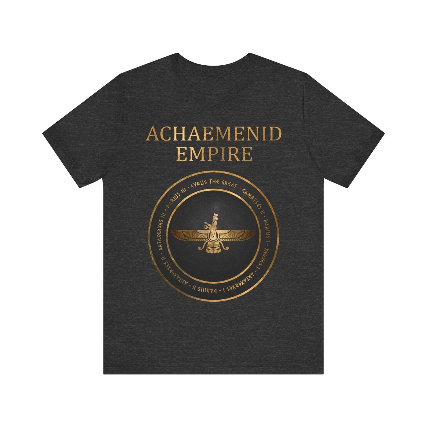 Dark Grey Heather / S Achaemenid Persia Kings T-Shirt