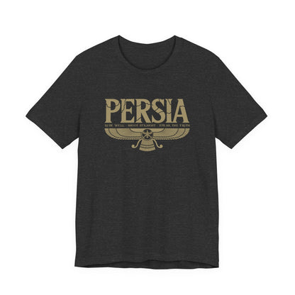 Dark Grey Heather / S Achaemenid Persia Virtues T-Shirt