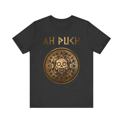 Dark Grey Heather / S Ah Puch Mayan God of Death Symbol T-shirt