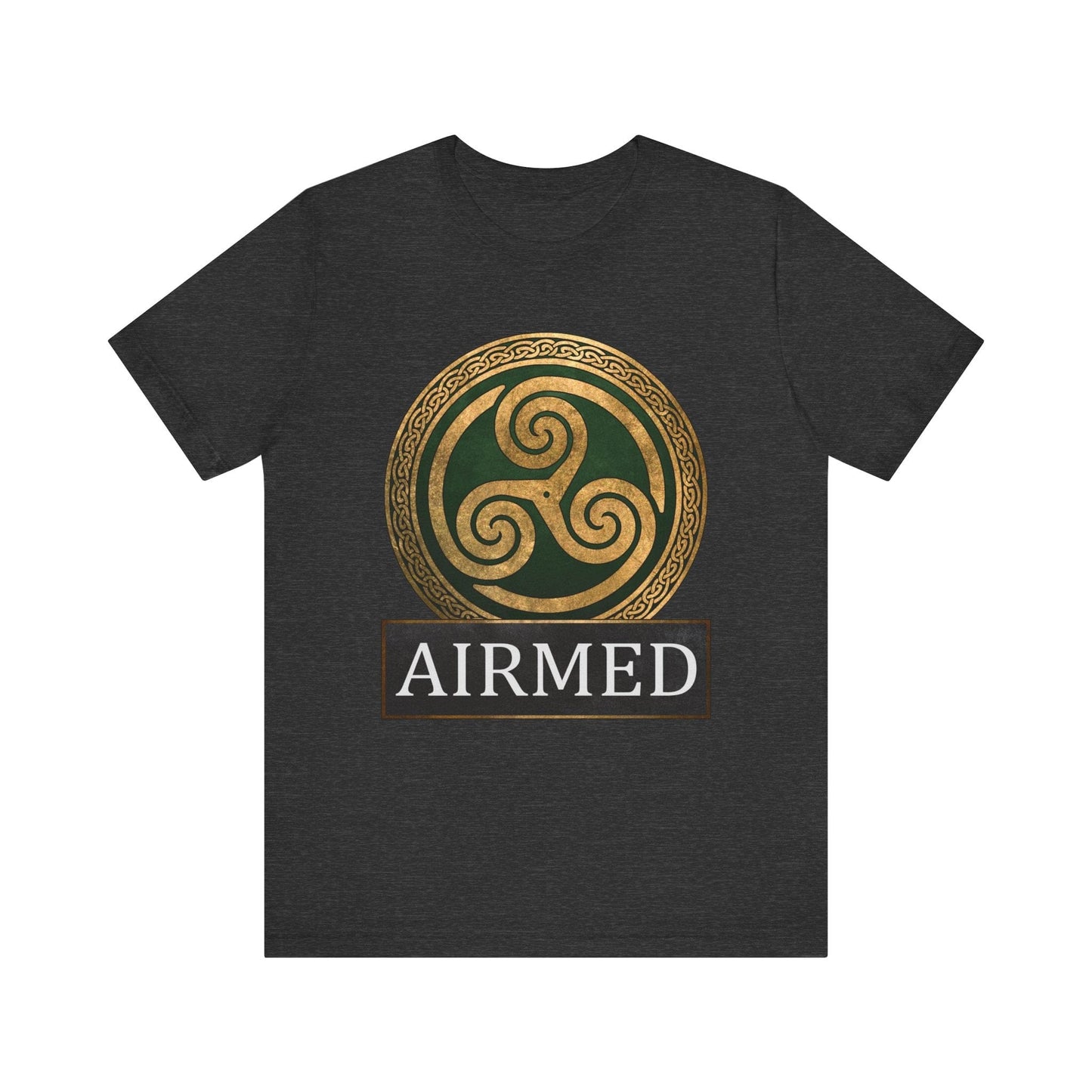 Dark Grey Heather / S Airmed Celtic Goddess T-Shirt
