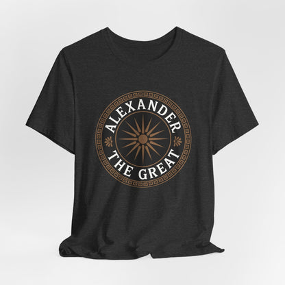 Dark Grey Heather / S Alexander the Great Macedon T-Shirt