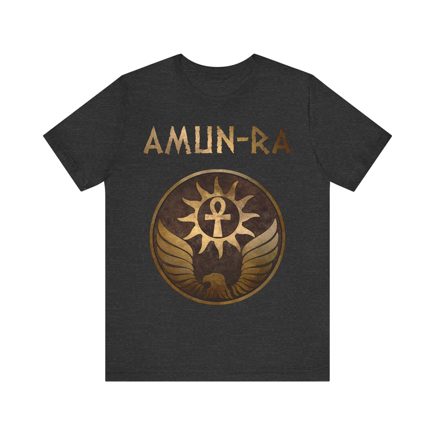 Dark Grey Heather / S Amun-Ra Ancient Egyptian God T-Shirt