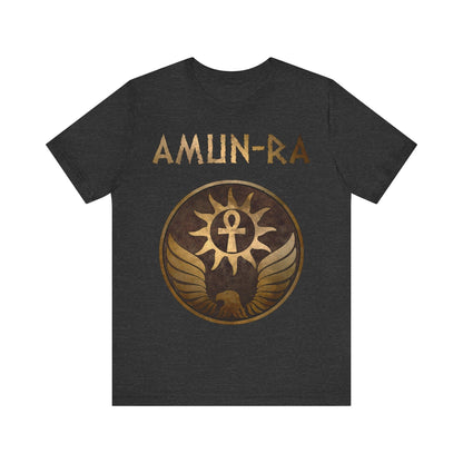 Dark Grey Heather / S Amun-Ra Ancient Egyptian God T-Shirt