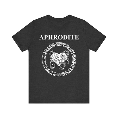 Dark Grey Heather / S Aphrodite Greek Goddess of Beauty T-shirt