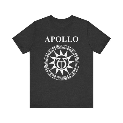 Dark Grey Heather / S Apollo Greek God Lyre T-Shirt