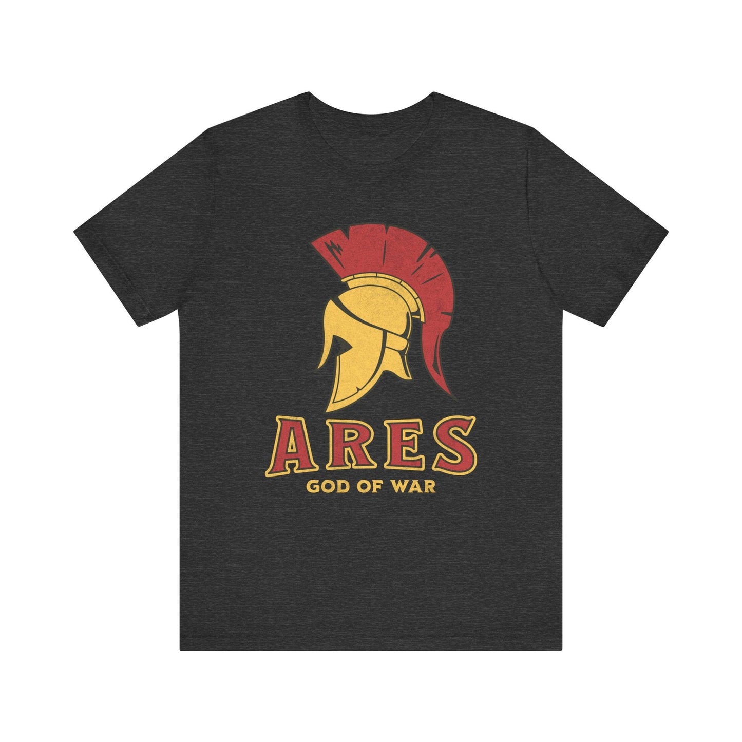Dark Grey Heather / S Ares Greek God of War T-Shirt
