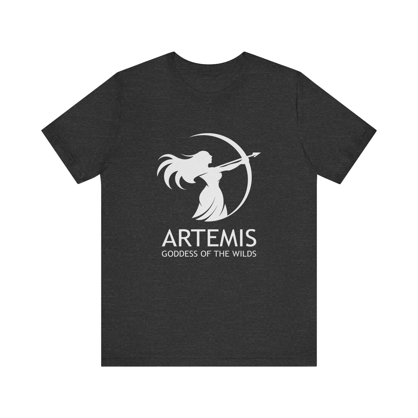 Dark Grey Heather / S Artemis Goddess of the Wilds - Greek Mythology T-Shirt