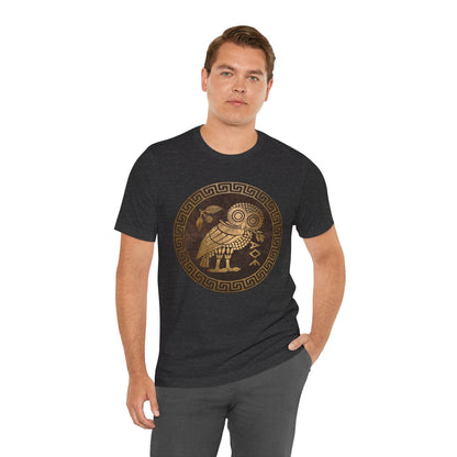 Dark Grey Heather / S Athenian Owl T-Shirt