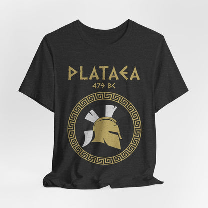 Dark Grey Heather / S Battle of Plataea - Greek Hoplite T-Shirt