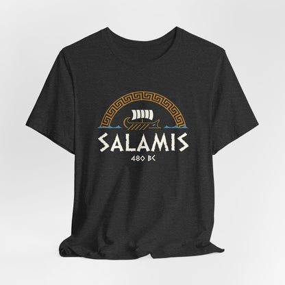 Dark Grey Heather / S Battle of Salamis 480 BC T-Shirt