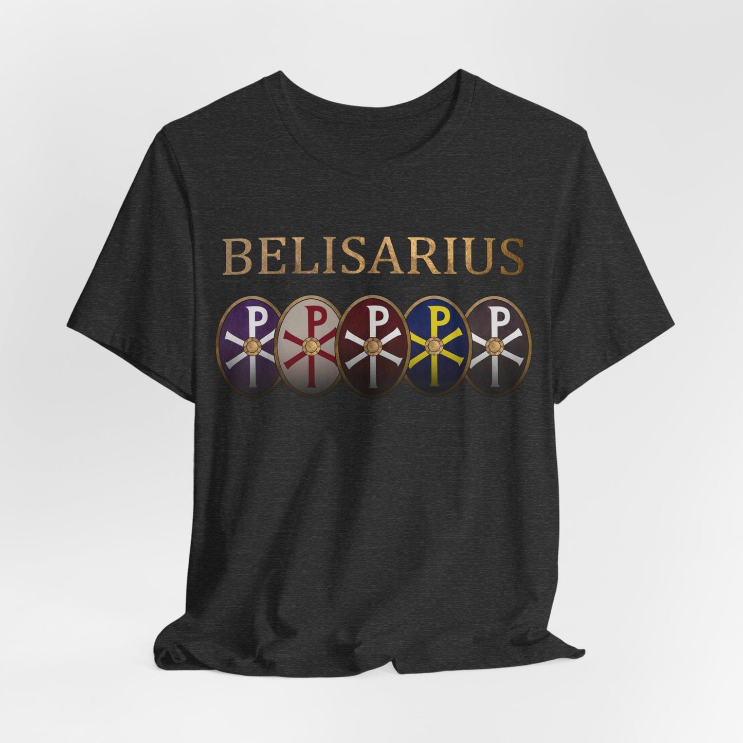 Dark Grey Heather / S Belisarius Byzantine General T-Shirt