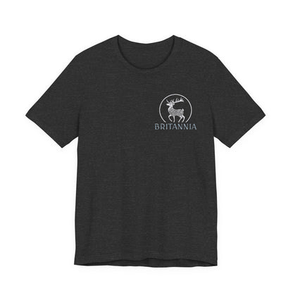 Dark Grey Heather / S Britannia Ancient Tribes Double Sided T-Shirt
