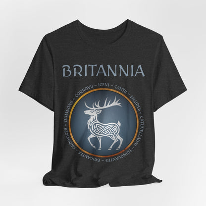 Dark Grey Heather / S Britannia Ancient Tribes T-Shirt