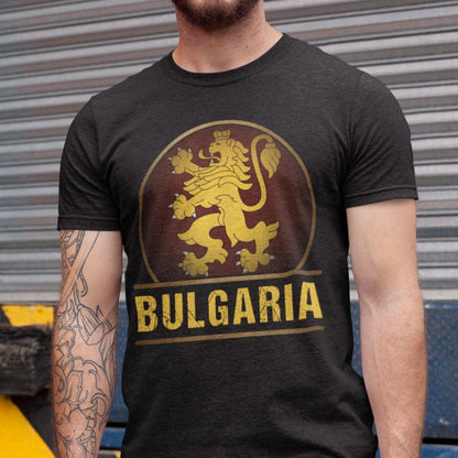 Dark Grey Heather / S Bulgaria Lion Rampant T-Shirt
