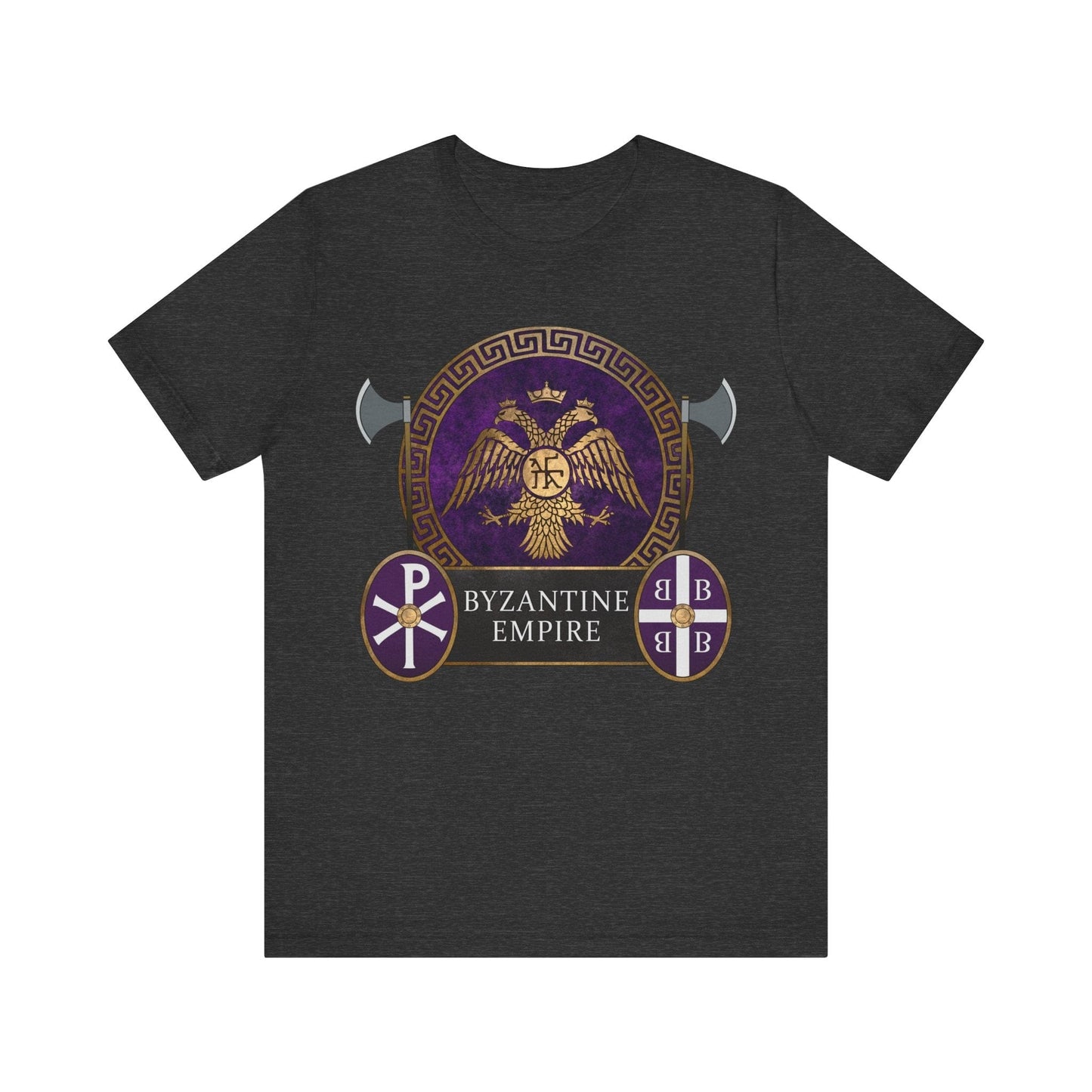 Dark Grey Heather / S Byzantine Army T-Shirt