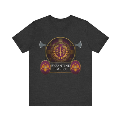 Dark Grey Heather / S Byzantine Empire Army T-Shirt