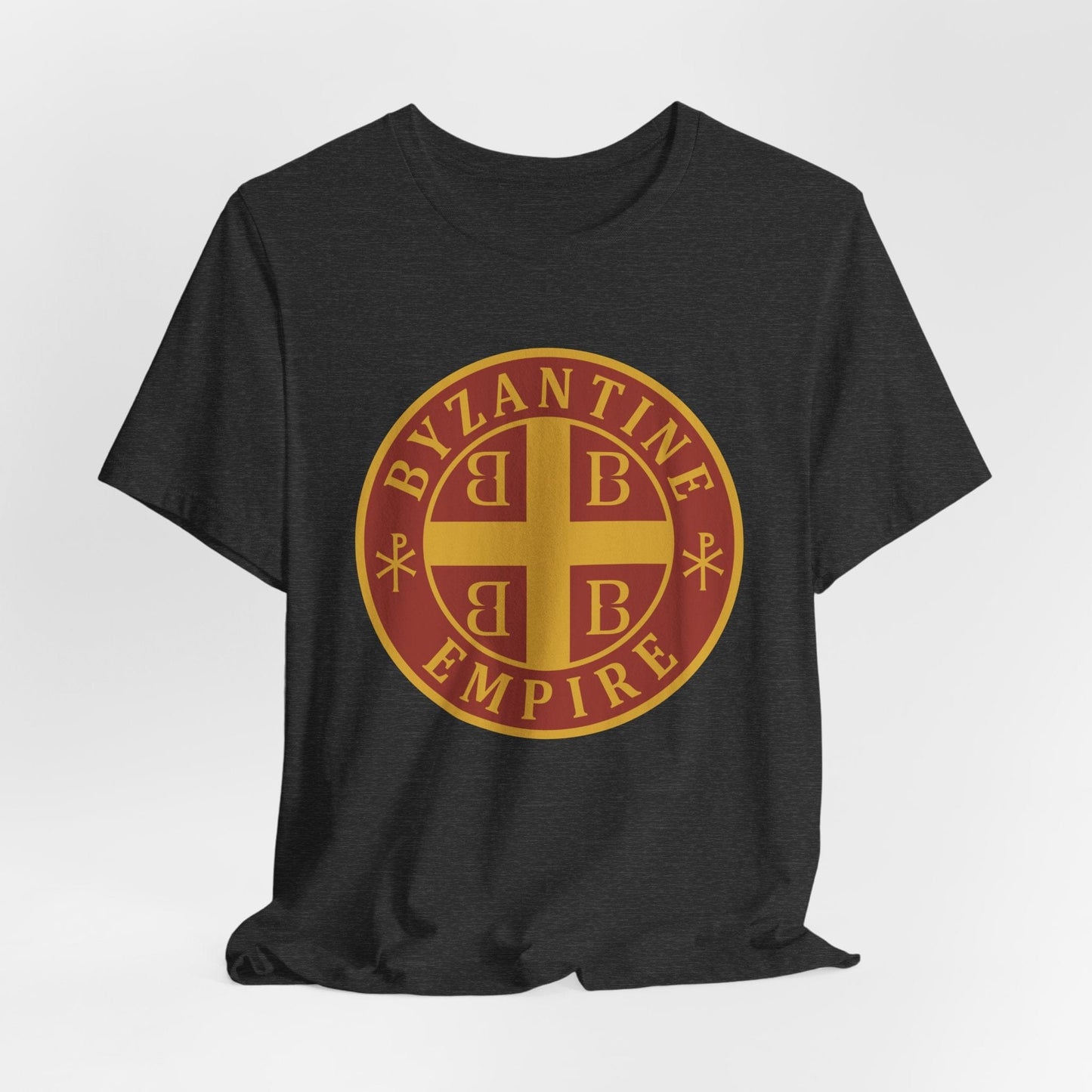 Dark Grey Heather / S Byzantine Empire Symbol T-Shirt