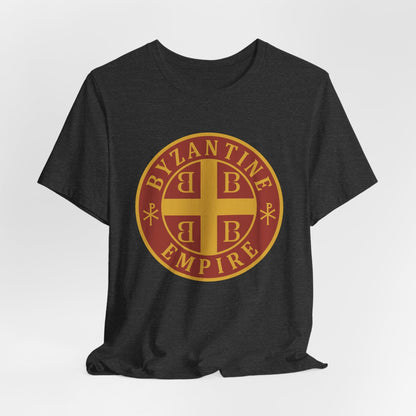 Dark Grey Heather / S Byzantine Empire Symbol T-Shirt