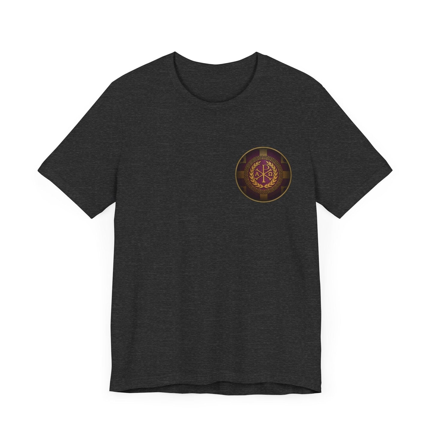 Dark Grey Heather / S Byzantium - Byzantine Empire Double Sided T-Shirt
