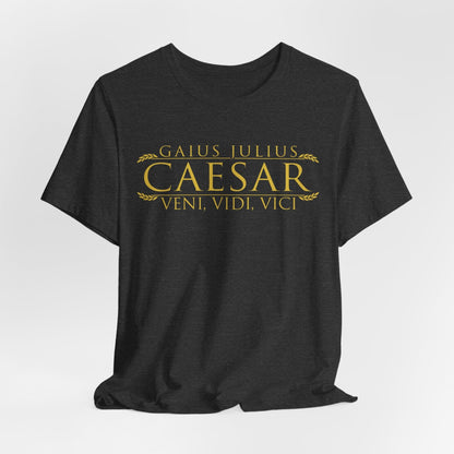 Dark Grey Heather / S Caesar Veni Vidi Vici T-Shirt