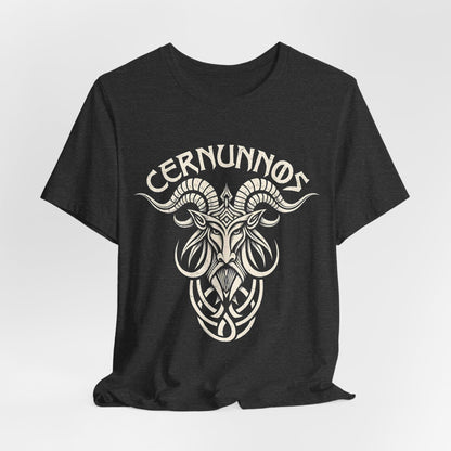 Dark Grey Heather / S Cernunnos Celtic Mythology T-Shirt