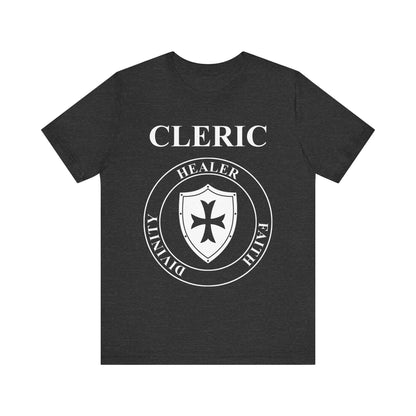 Dark Grey Heather / S Cleric Holy Warrior T-Shirt