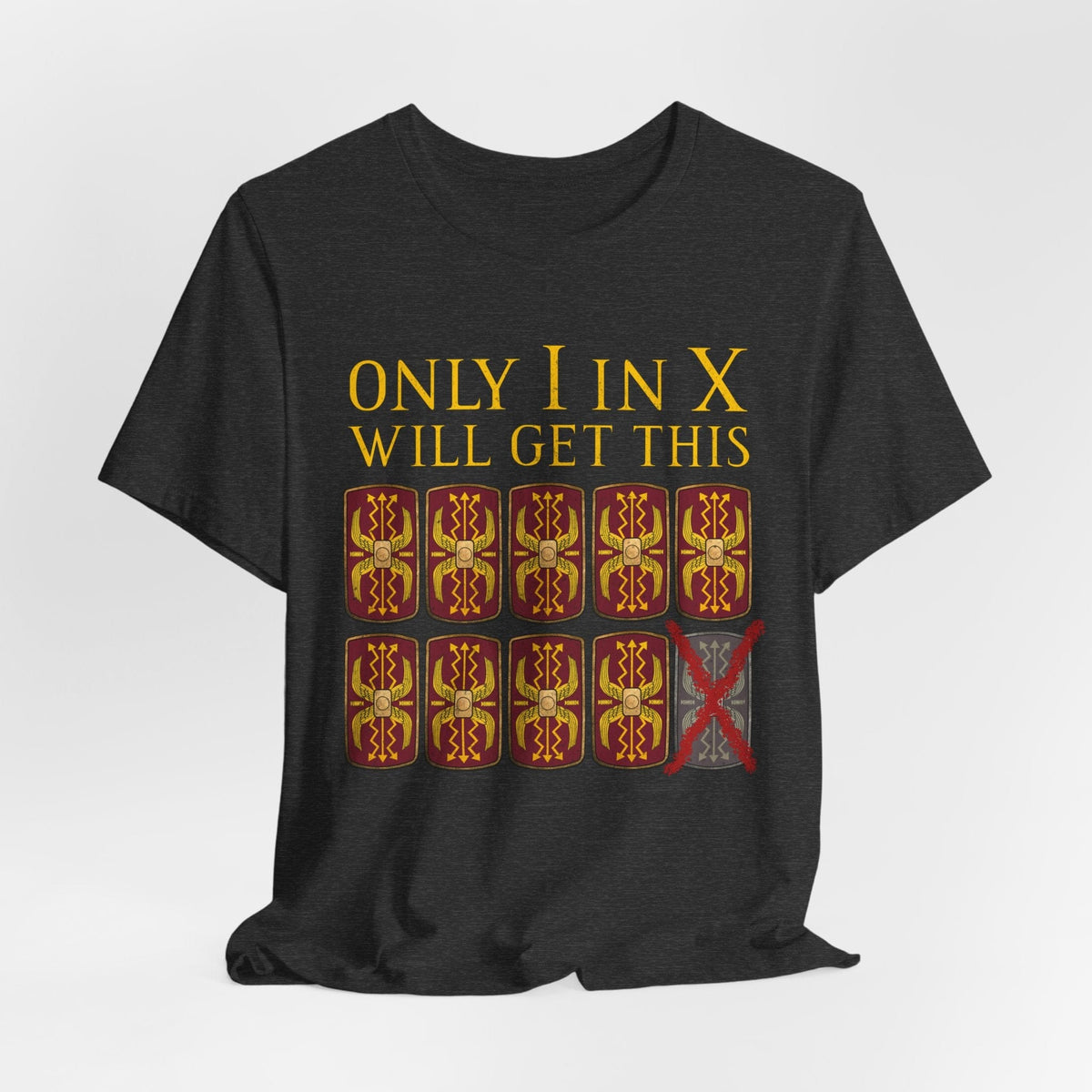 Dark Grey Heather / S Decimation Pun - Funny Roman Legions T-Shirt