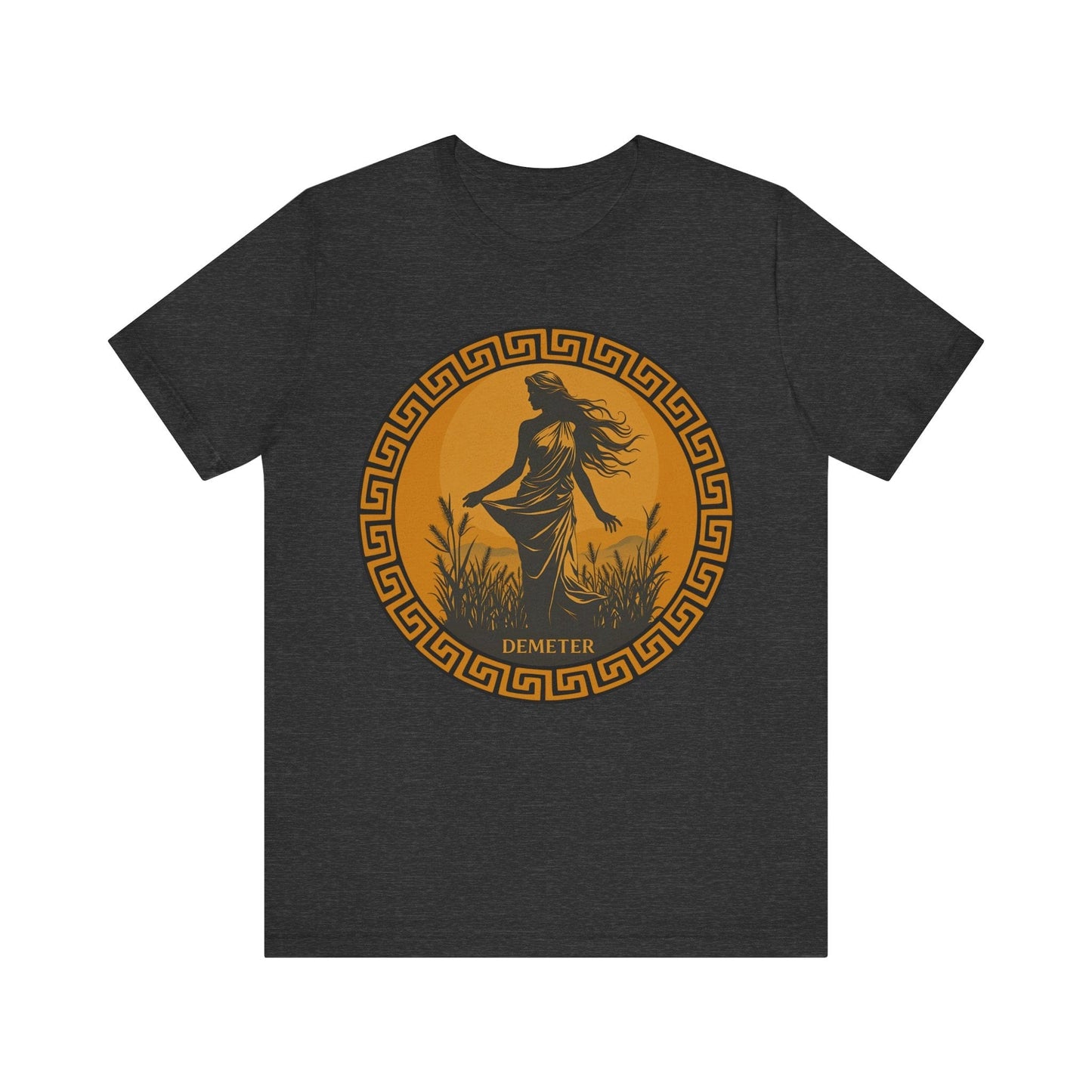 Dark Grey Heather / S Demeter Ancient Greek Goddess T-shirt