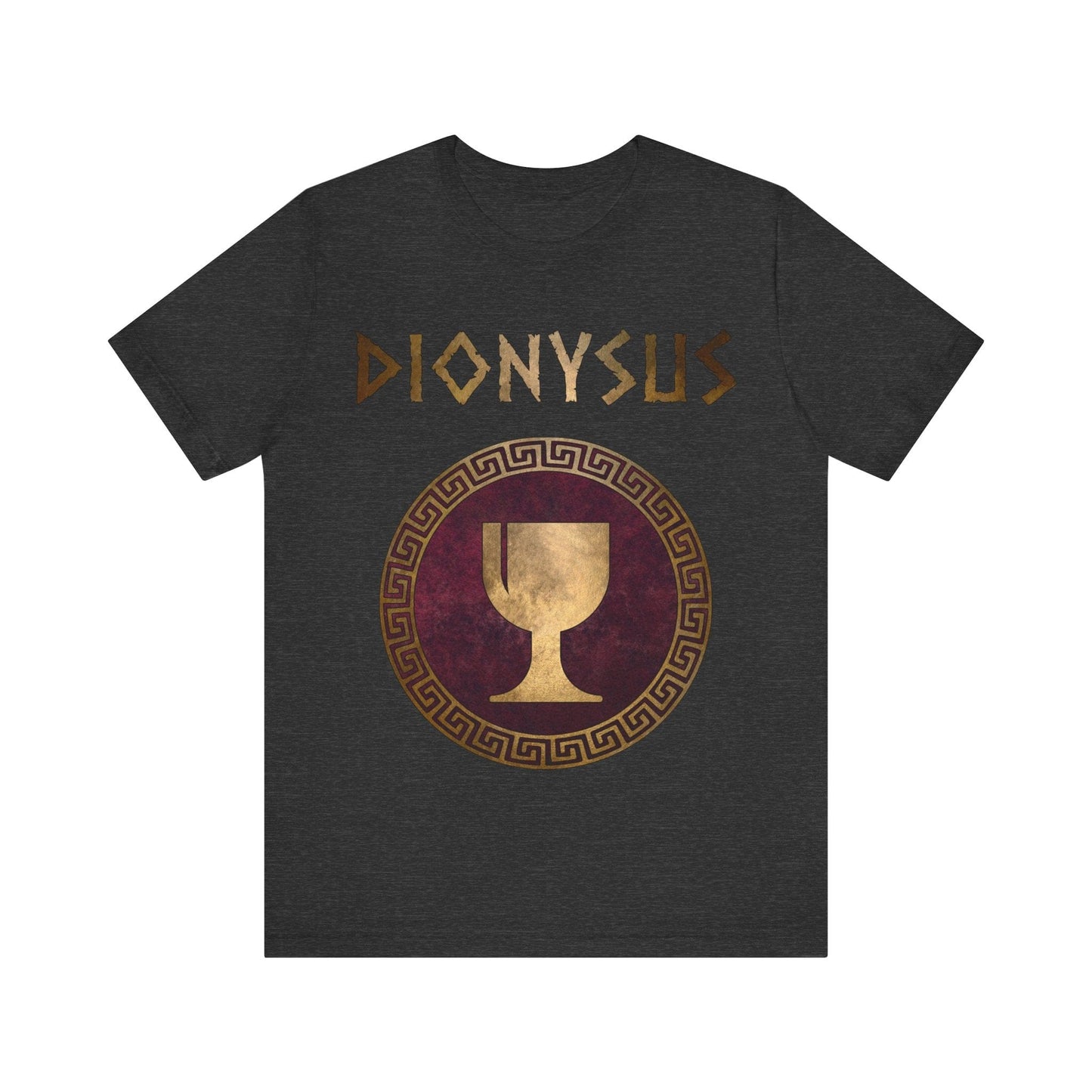 Dark Grey Heather / S Dionysus Greek God T-Shirt