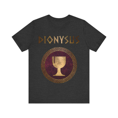 Dark Grey Heather / S Dionysus Greek God T-Shirt