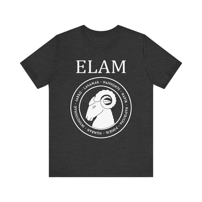 Dark Grey Heather / S Elam - Ancient Elamite Gods T-Shirt