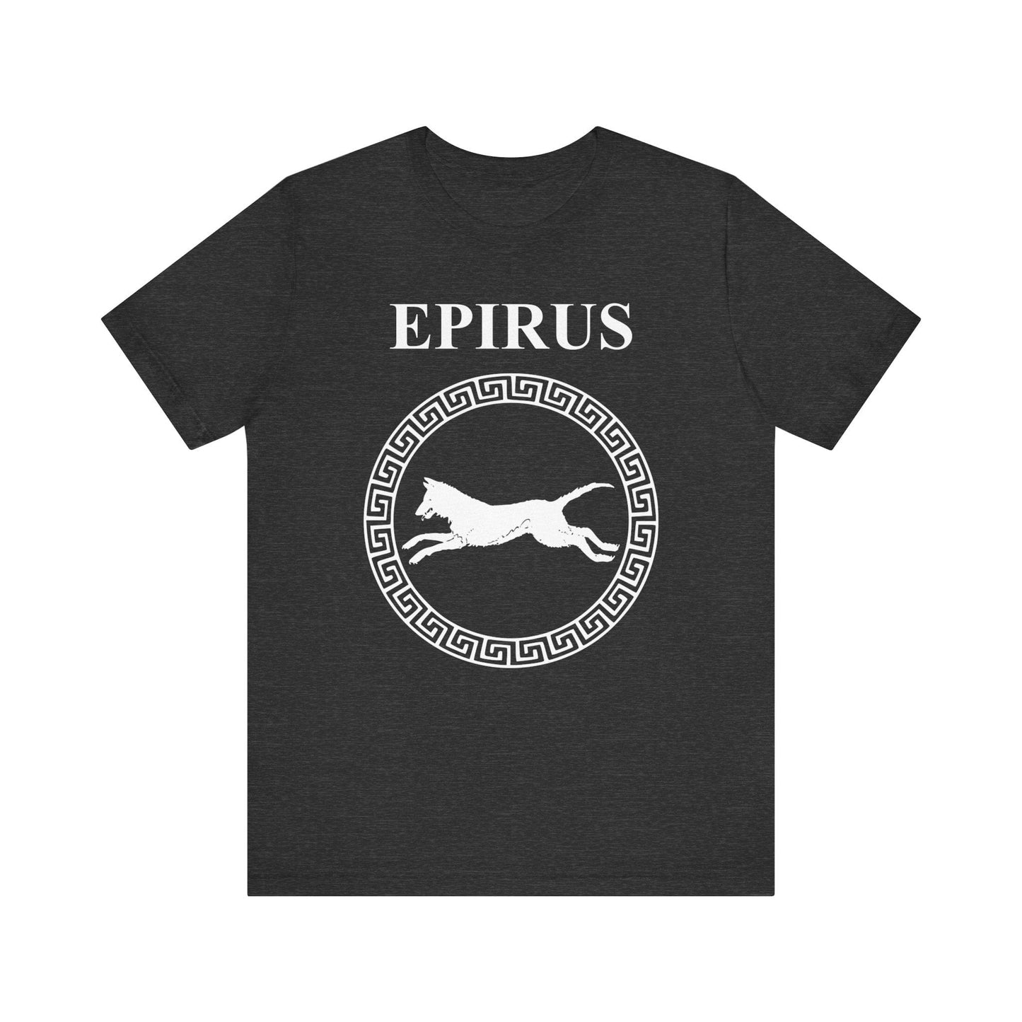Dark Grey Heather / S Epirus Ancient Greece Molossian Hound T-shirt