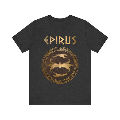 Dark Grey Heather / S Epirus Ancient Greece Pyrrhus of Epirus Symbol T-Shirt