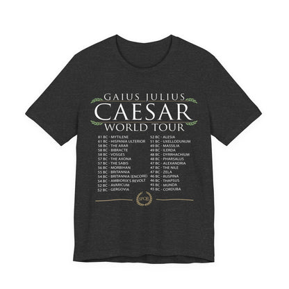 Dark Grey Heather / S Gaius Julius Caesar World Tour T-Shirt