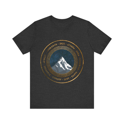 Dark Grey Heather / S Greek Gods Olympus T-Shirt