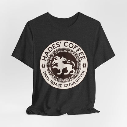 Dark Grey Heather / S Hades Coffee - Cerberus Logo T-Shirt