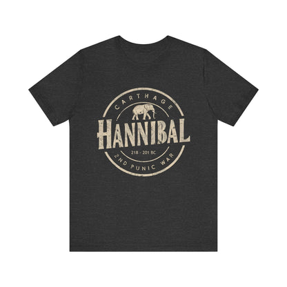 Dark Grey Heather / S Hannibal Barca - Ancient Carthage - 2nd Punic War T-Shirt