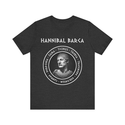 Dark Grey Heather / S Hannibal Barca - Battles of the 2nd Punic War T-Shirt