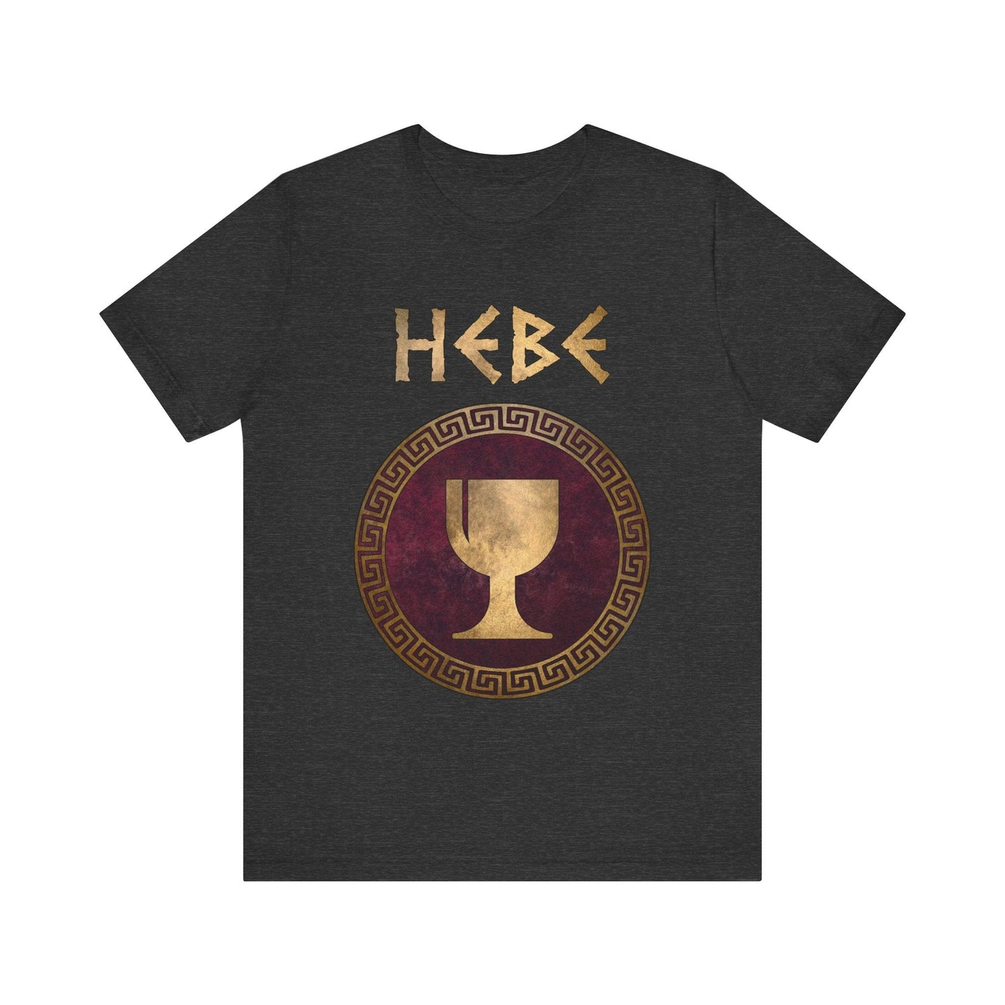 Dark Grey Heather / S Hebe Greek Goddess T-Shirt