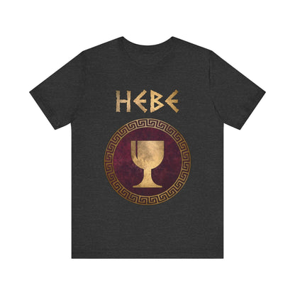 Dark Grey Heather / S Hebe Greek Goddess T-Shirt