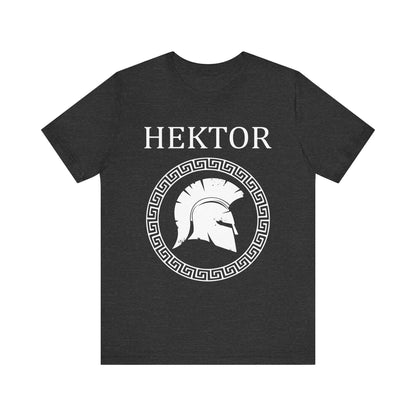 Dark Grey Heather / S Hektor of Troy - Hero of the Trojan War T-Shirt