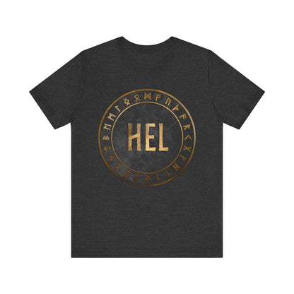 Dark Grey Heather / S Hel Norse Mythology T-Shirt