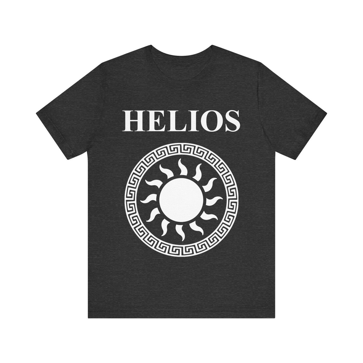 Dark Grey Heather / S Helios Ancient Greek God of the Sun T-Shirt