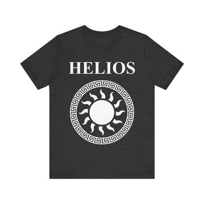 Dark Grey Heather / S Helios Ancient Greek God of the Sun T-Shirt