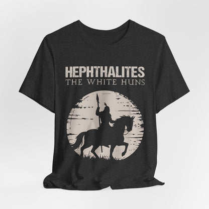 Dark Grey Heather / S Hephthalites - The White Huns T-Shirt
