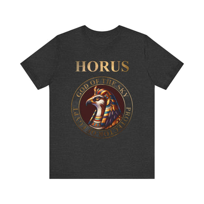 Dark Grey Heather / S Horus Protector of Egypt T-Shirt