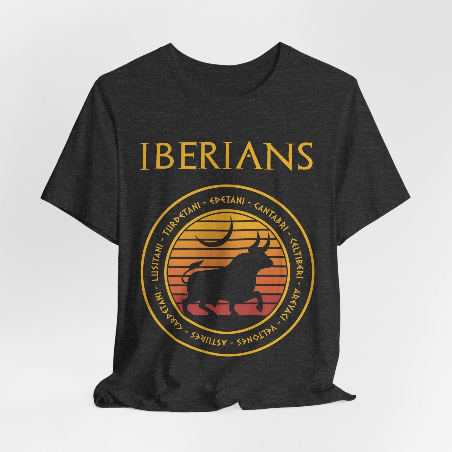 Dark Grey Heather / S Iberians - Ancient Iberia Tribes T-Shirt