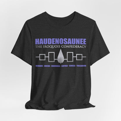 Dark Grey Heather / S Iroquois Confederacy - Haudenosaunee T-Shirt