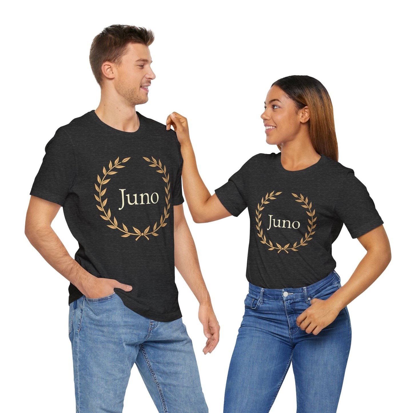 Dark Grey Heather / S Juno Roman Goddess T-Shirt