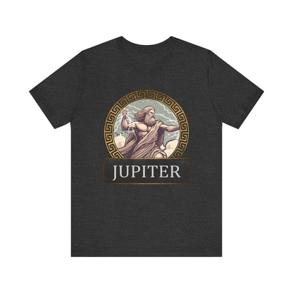 Dark Grey Heather / S Jupiter Roman God T-Shirt